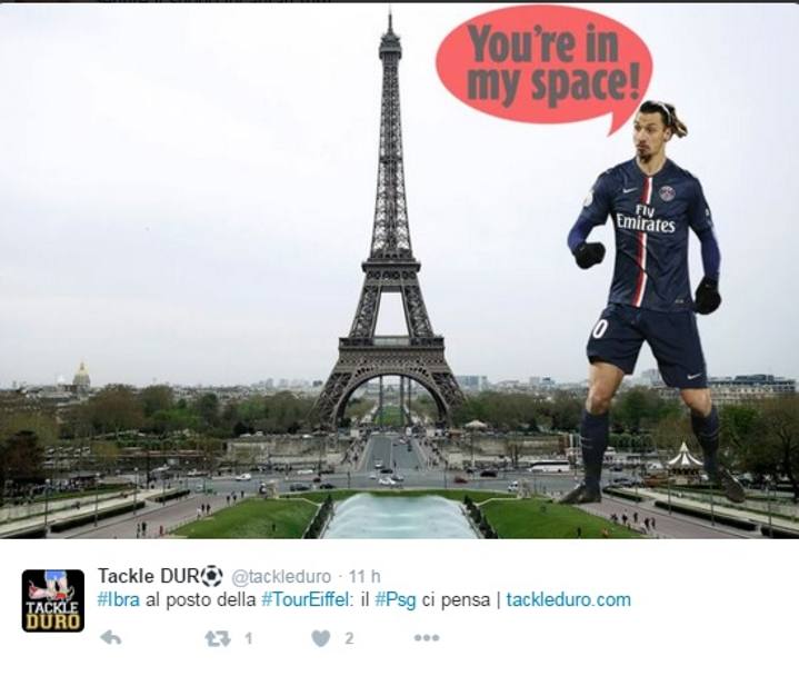 Zlatan Ibrahimovic. Twitter